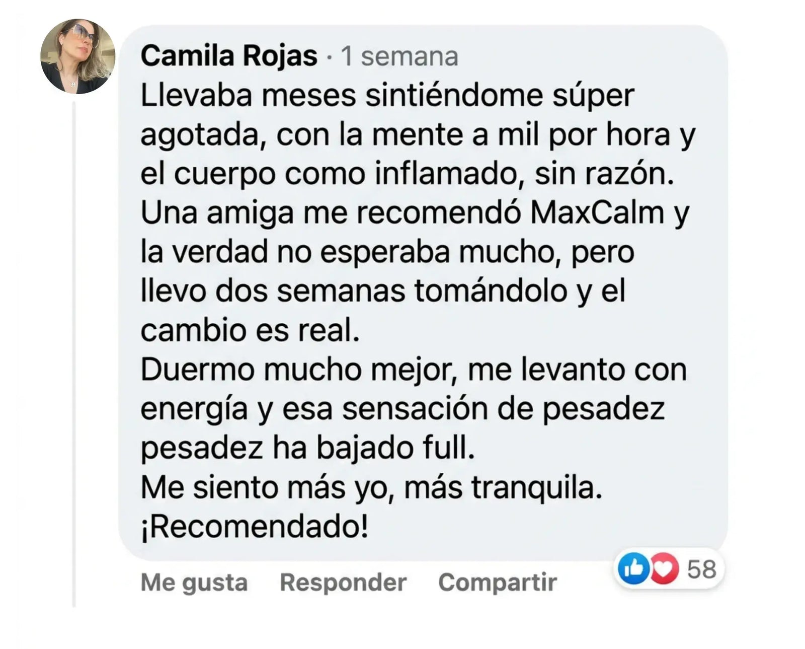 Comentario de cliente