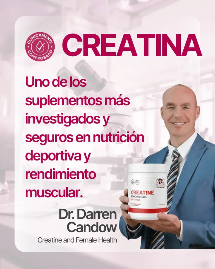 Creatine For Women™: Potencia el crecimiento de tus glúteos.