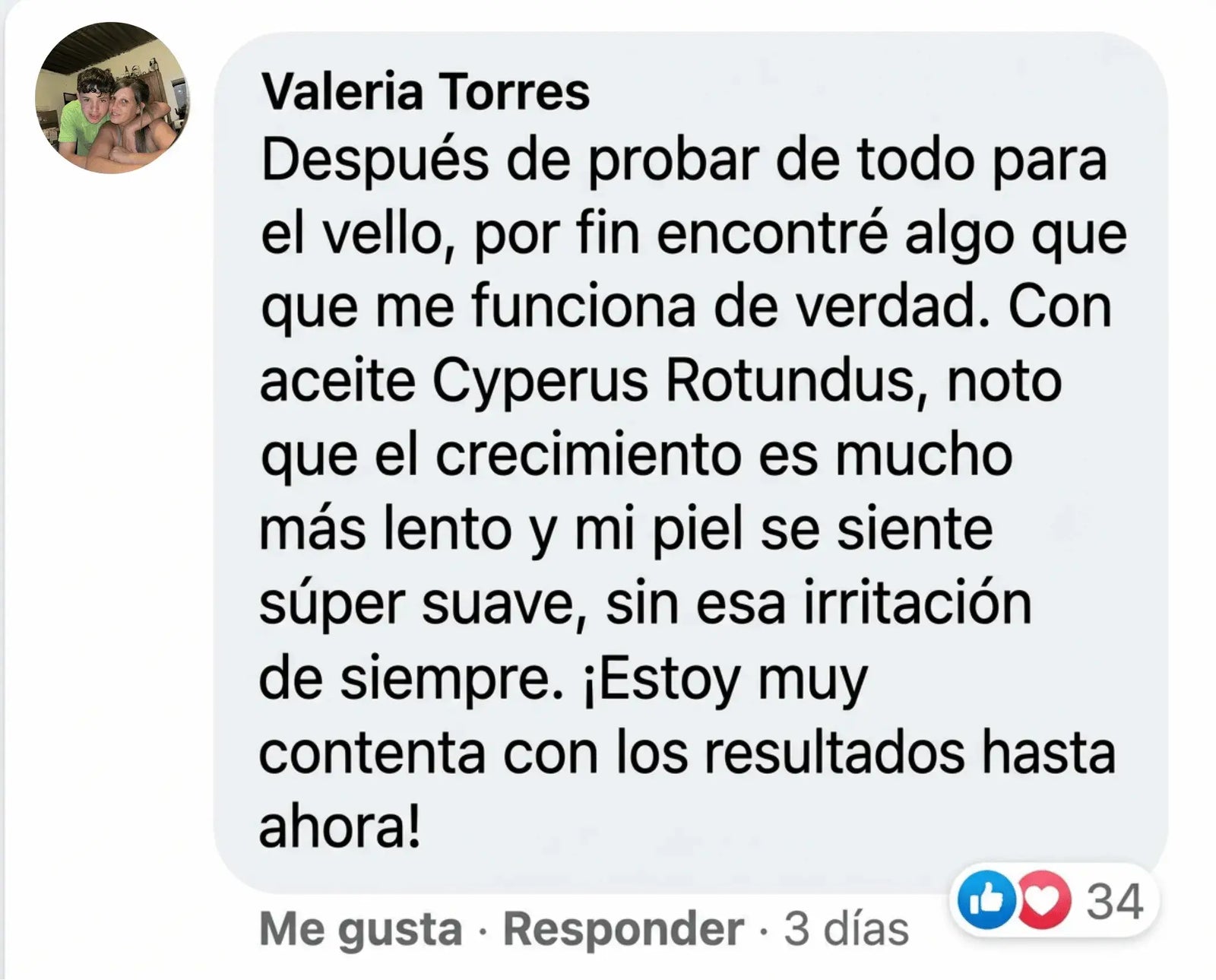 Comentario de cliente