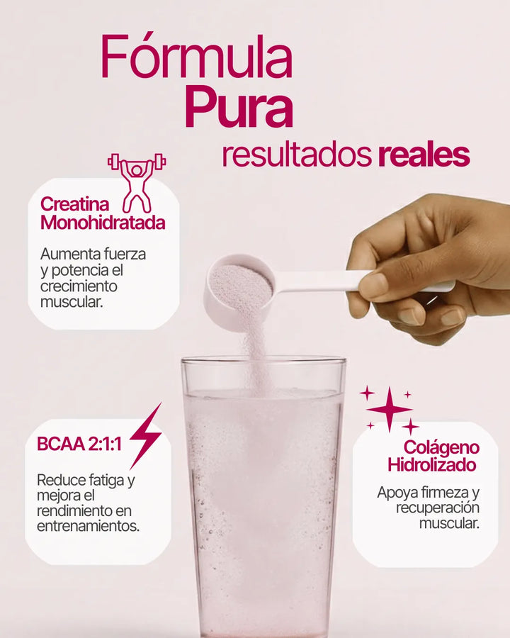 Creatine For Women™: Potencia el crecimiento de tus glúteos.