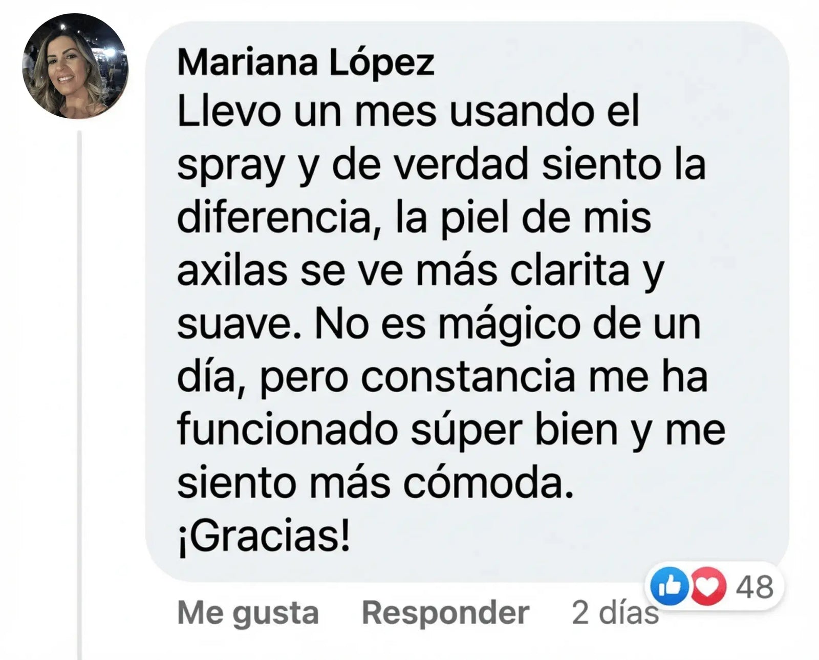 Comentario de cliente