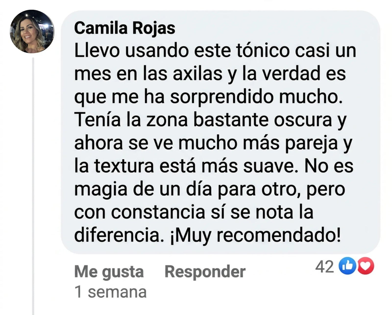 Comentario de cliente