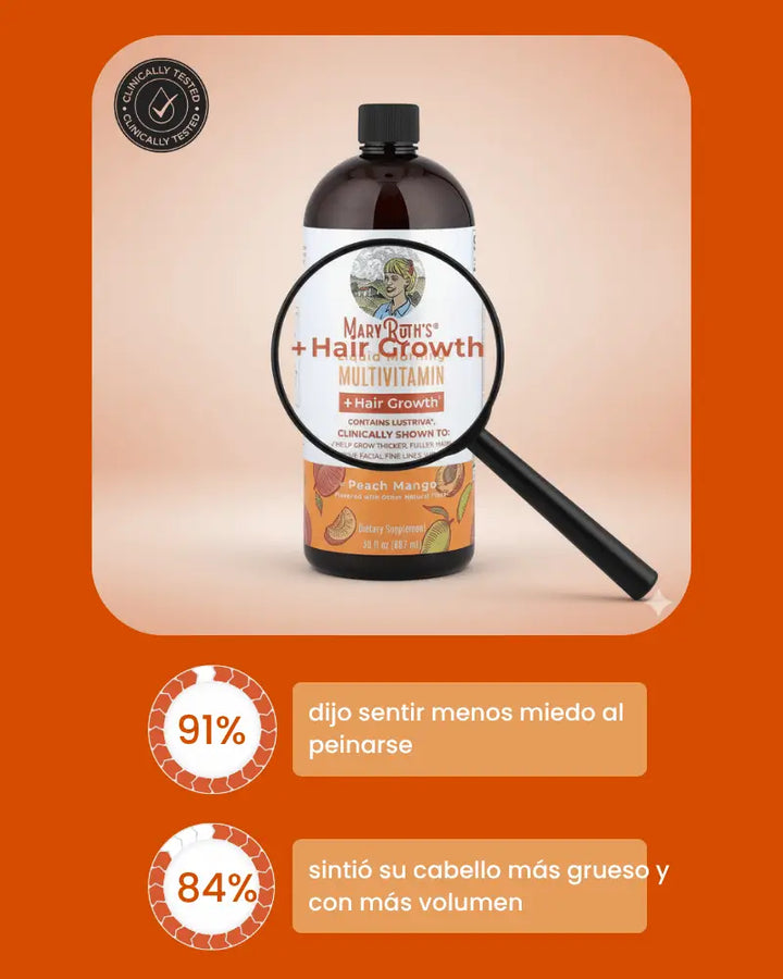 MaryRuth’s™: Multivitamínico + El Refuerzo Interno que Tu Cabello Estaba Pidiendo