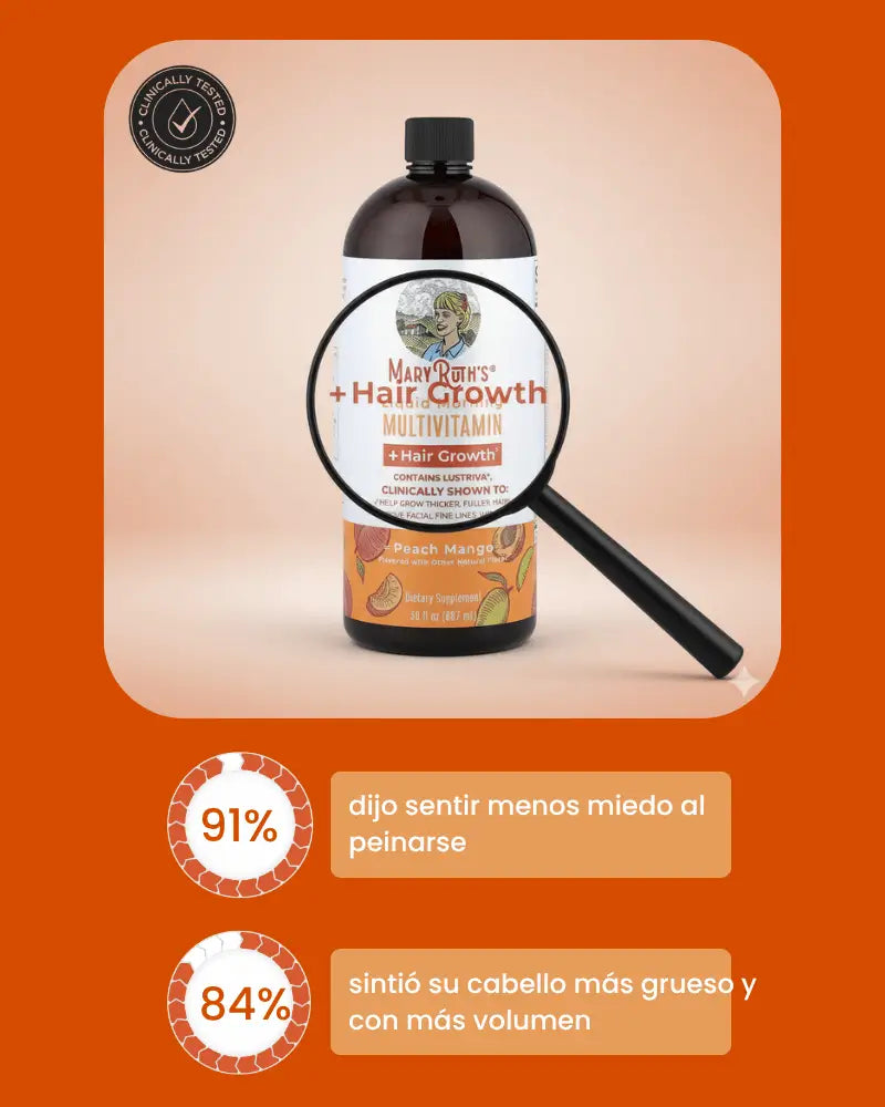 MaryRuth’s™: Multivitamínico + El Refuerzo Interno que Tu Cabello Estaba Pidiendo