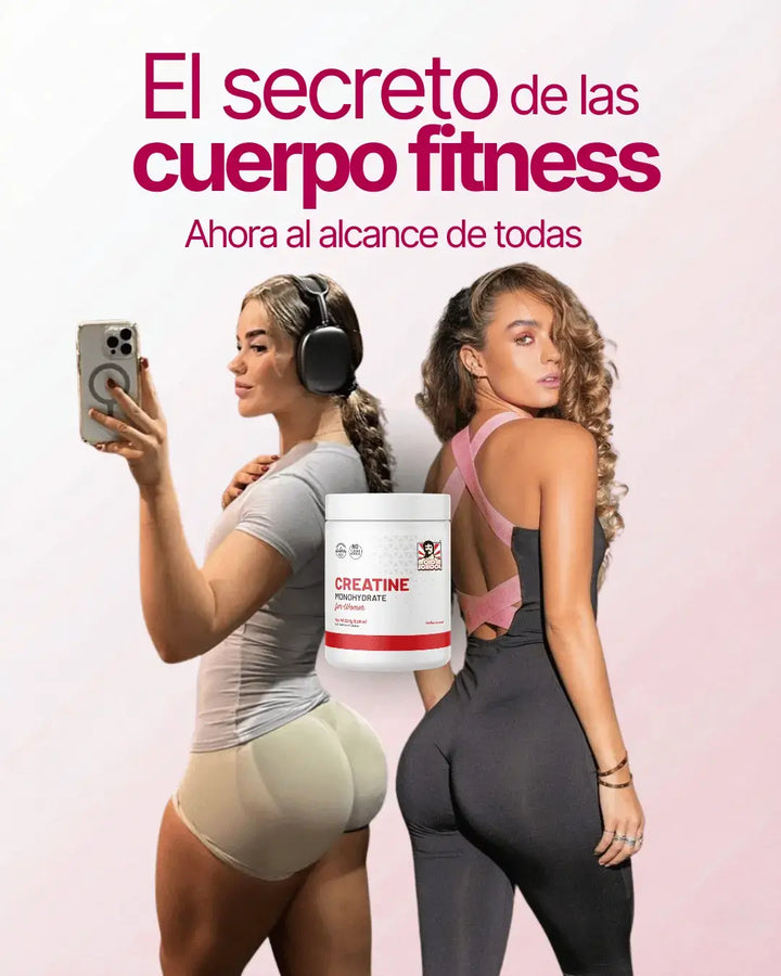 Creatine For Women™: Potencia el crecimiento de tus glúteos.