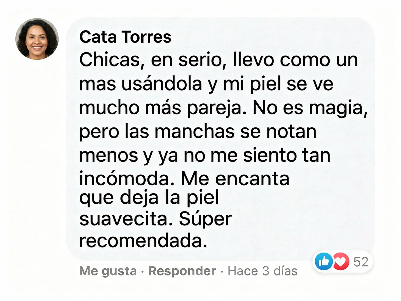 Comentario de cliente
